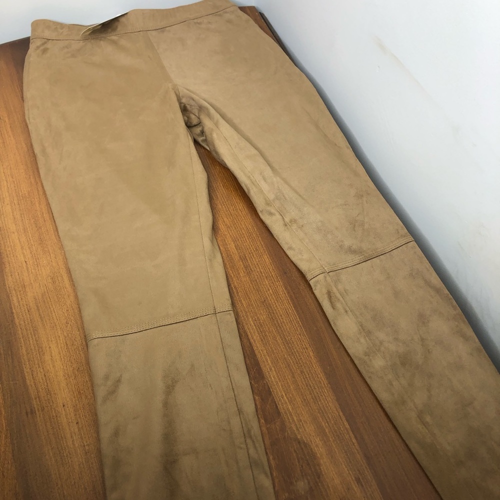 Max Studio Vicuna Faux Suede Legging Pant Small B2